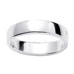 Bague homme argent 4 mm