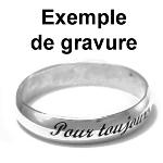 Bague homme argent 4 mm