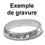 Bague homme argent 4 mm